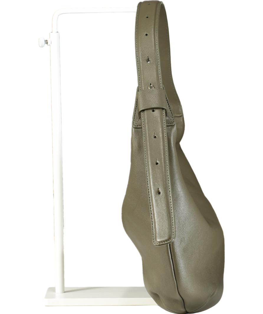 Arket Green Mid Size Curved Shoulder Bag