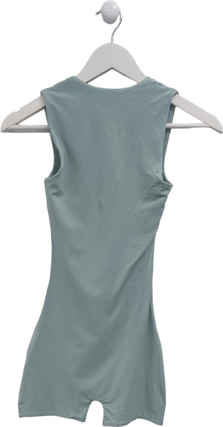Oh Polly Square Neck Unitard In Bsmboo Green UK 6