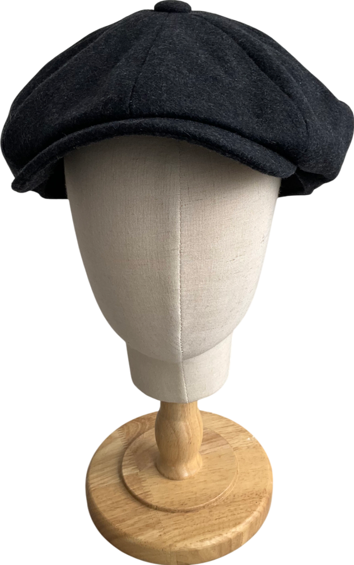 M&S Grey X Ian Wright Wool Blend Flat Cap UK S/M