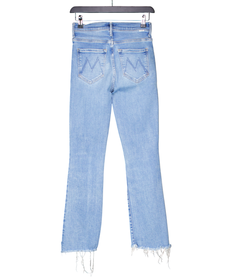 Blue Mother The Insider Crop Step Fray High-rise Bootcut Jeans W24