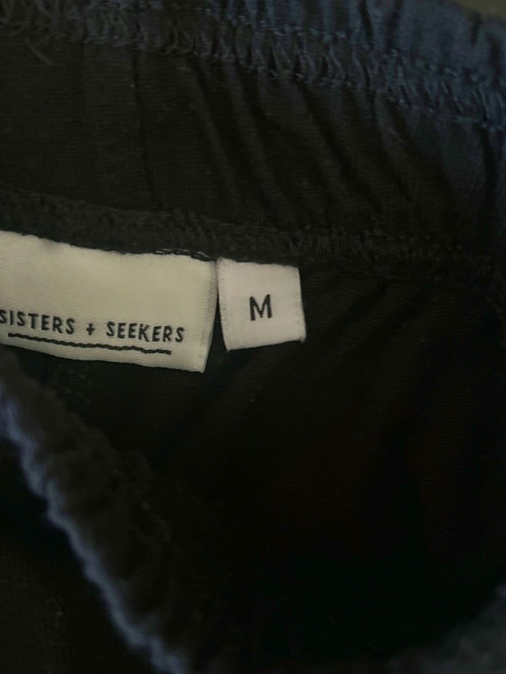 Sisters + Seekers Black Good Morning Sport Shorts M
