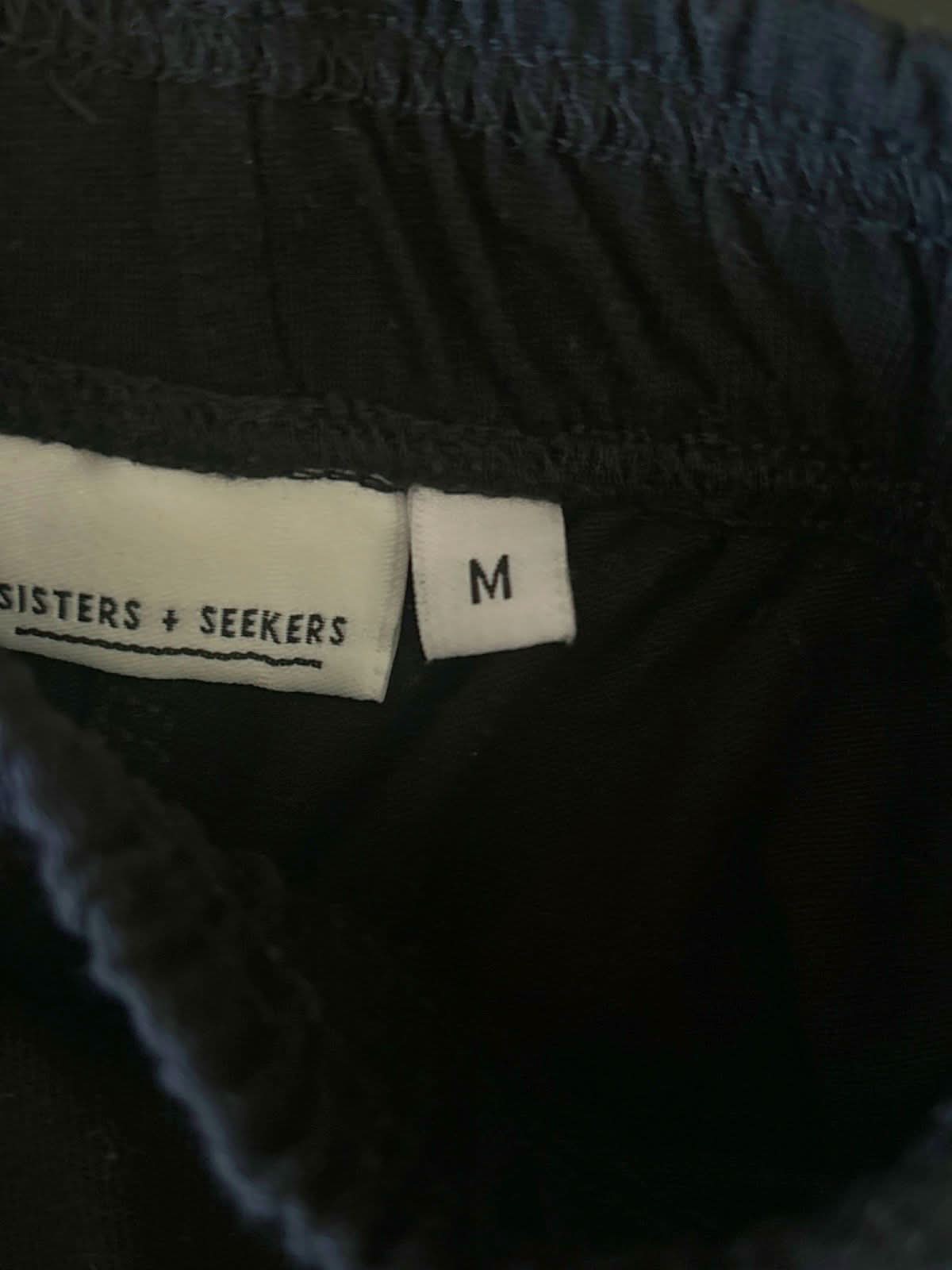 Sisters + Seekers Black Good Morning Sport Shorts M