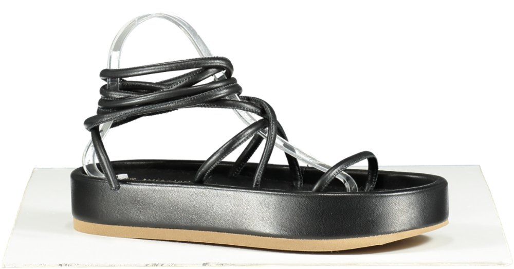 ilio Smeraldo Pritika 01 Lace Up Sandal - Black UK 6 EU 39 👠