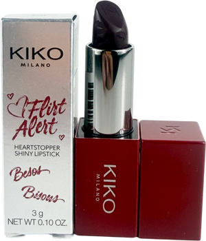 Kiko Flirt Alert Heartstopper Shiny Lipstick 05 Burgundy Babe 3g