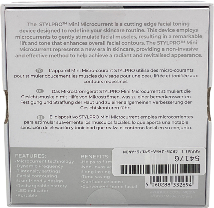 Stylpro Mini Microcurrent Firming Facial Device