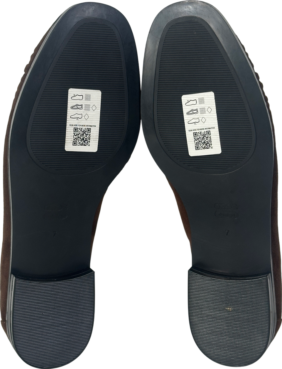 ASOS Brown Minnie Ruched Detail Loafer UK 7 EU 40 👠