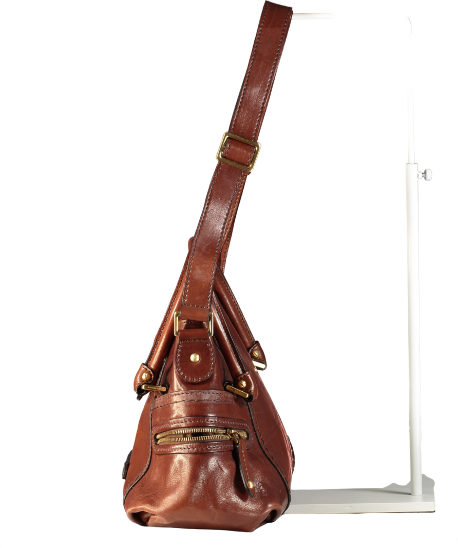 The Bridge Brown Leather Crossbody Bag