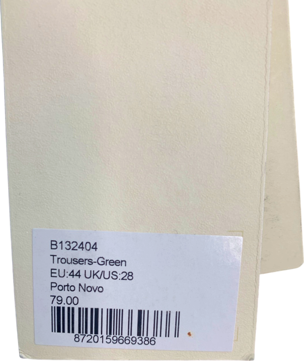 Suitsupply Green Porto Novo Slim Leg Straight Chinos Stretch Cotton EU 44 W28