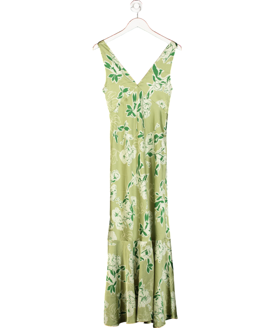 Rewritten Green Amelia Midi Dress UK 8