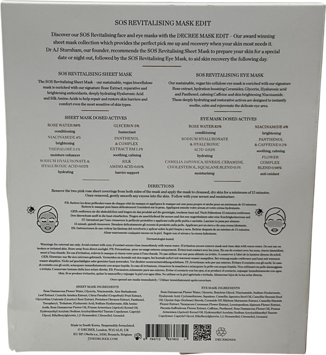 DR. Barbara Sturm Sos Revitalising Mask Edit Am + Pm One size