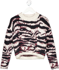 Bimba Y Lola Beige Mohair Wool Sweater UK S