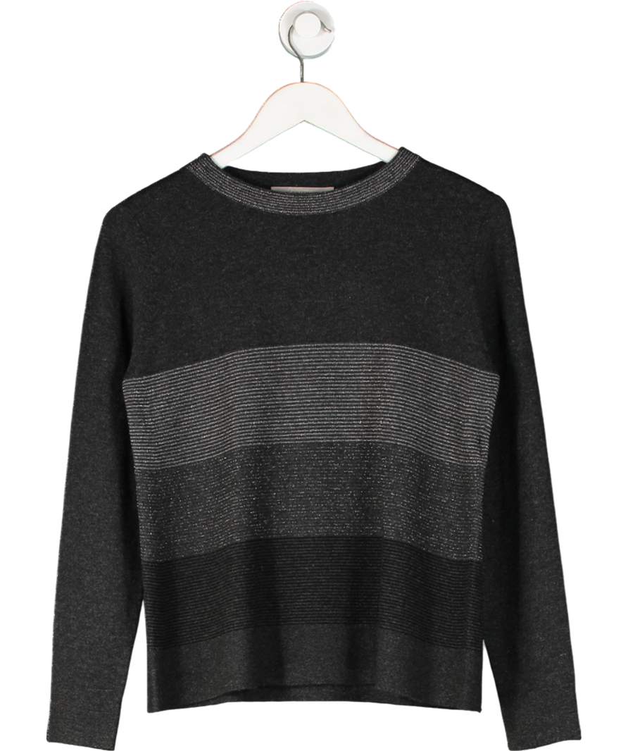 D Exterior Grey Cashmere Sparkle Jumper UK S