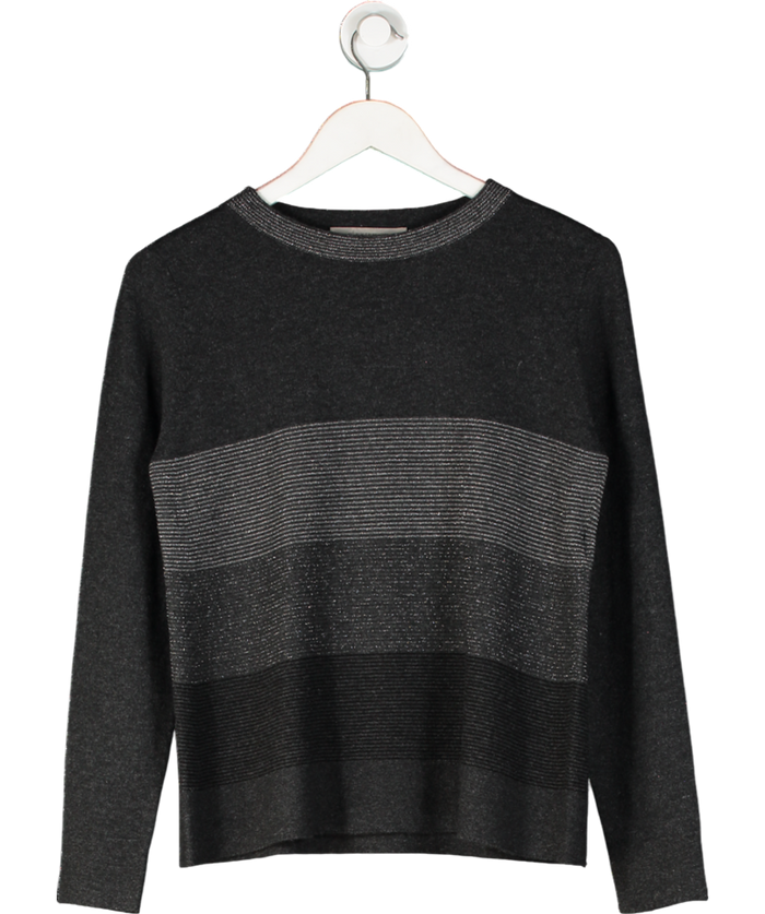 D Exterior Grey Cashmere Sparkle Jumper UK S