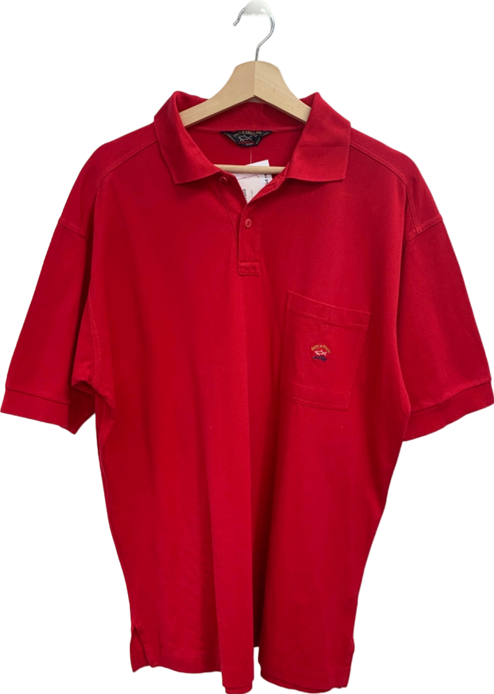 Paul & Shark Red Polo Shirt UK XXL