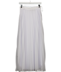 4th & Reckless Chiffon Pleated Maxi Skirt In White UK 8