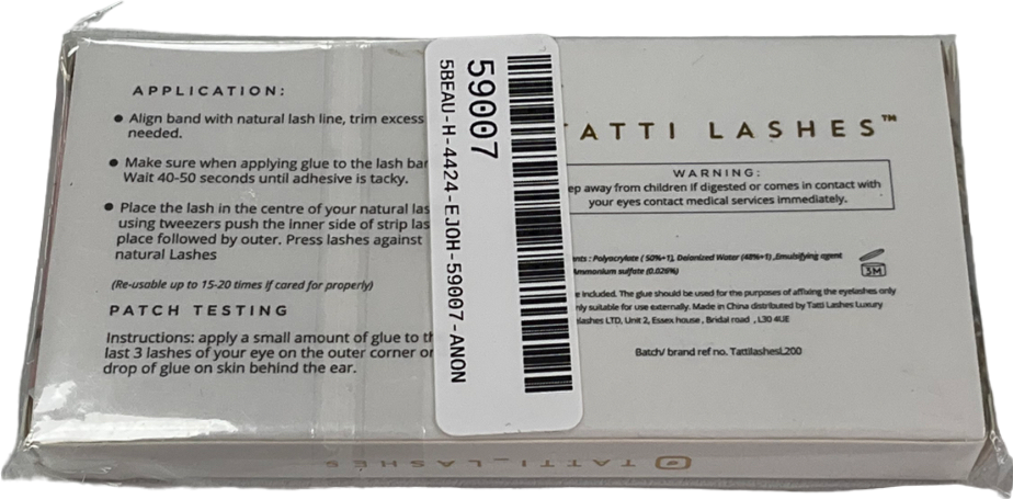 Tatti Lashes Tl Mitchell Lashes One size