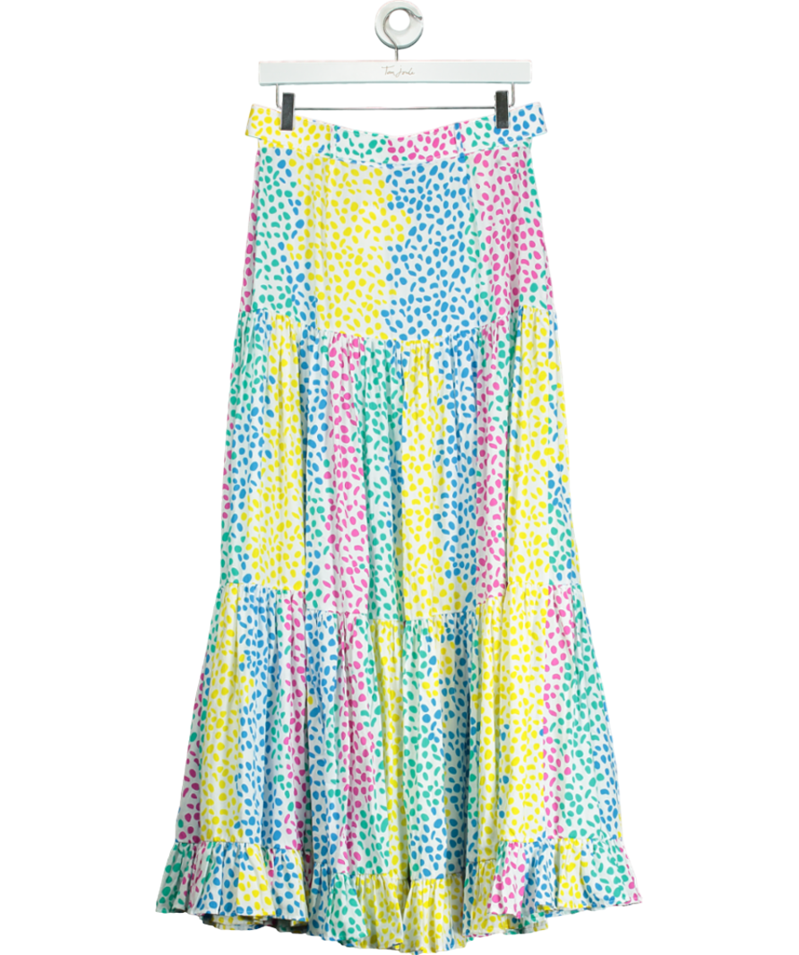 paolita Multicoloured Bora Bora Button Maxi Skirt UK M