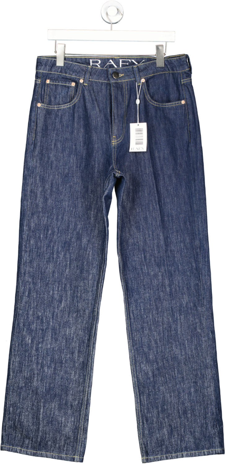 Raey IndIgo Blue Organic Cotton Wide-leg Jeans W31