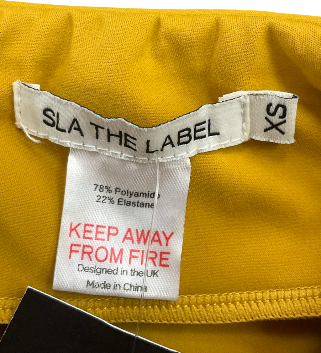 SLA the label Yellow Stud Trousers UK XS