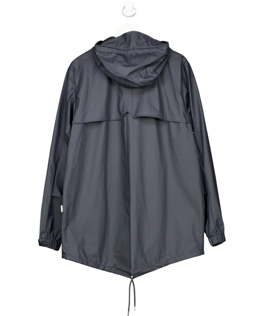 Rains Black Fishtail Parka UK L