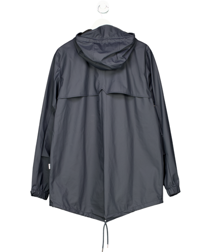 Rains Black Fishtail Parka UK L