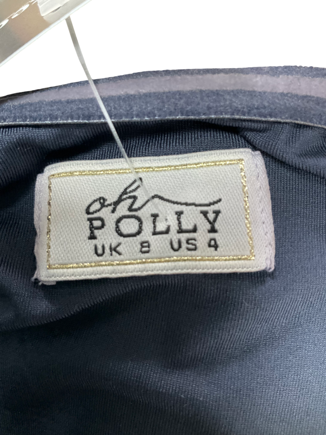 Oh Polly Grey Ruched Long Sleeve Mini Dress UK 8