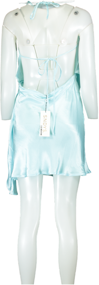 SNDYS. Light Blue Rosita Mini Dress M