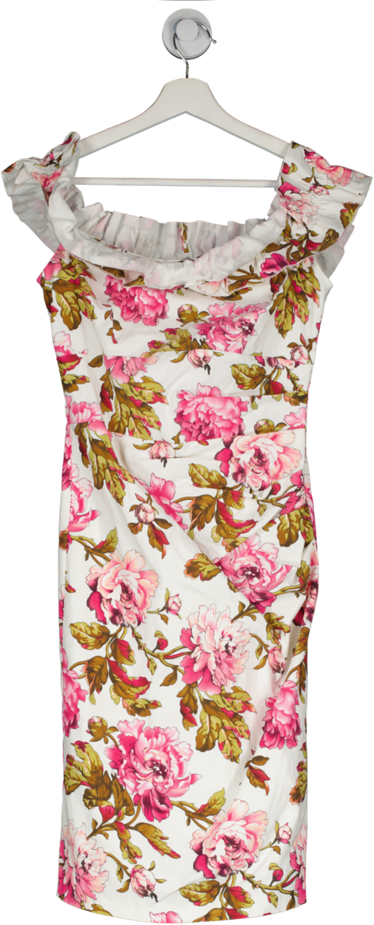 mellaris Pink Floral Print Dress UK 8