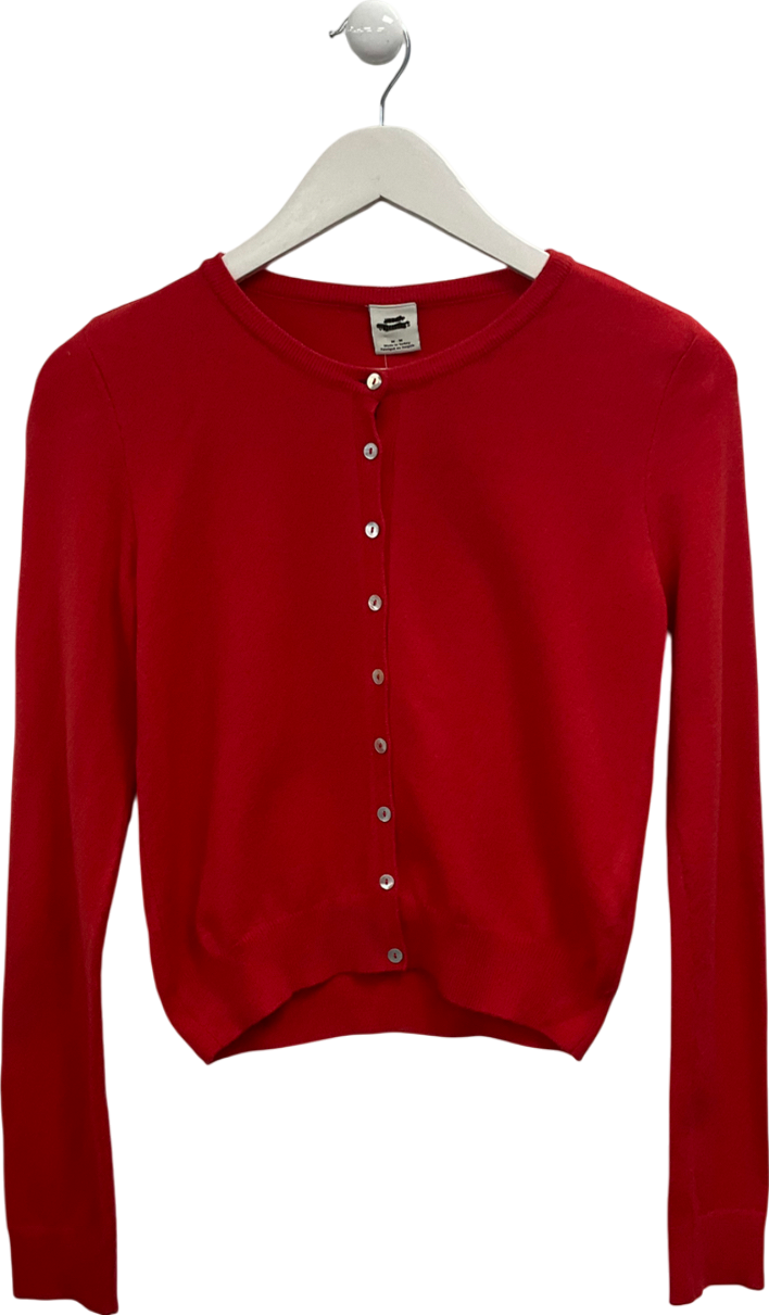 Urban Outfitters Red Crew Cardigan UK M