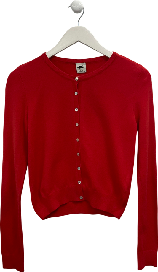 Urban Outfitters Red Crew Cardigan UK M