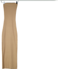 PRETTY LAVISH Beige Knit Badeau Knit Midaxi Dress UK XS