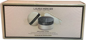 Laura Mercier Indulgent Icons Translucent Loose Setting Powder + Puff Ultra Blur Translucent 20g