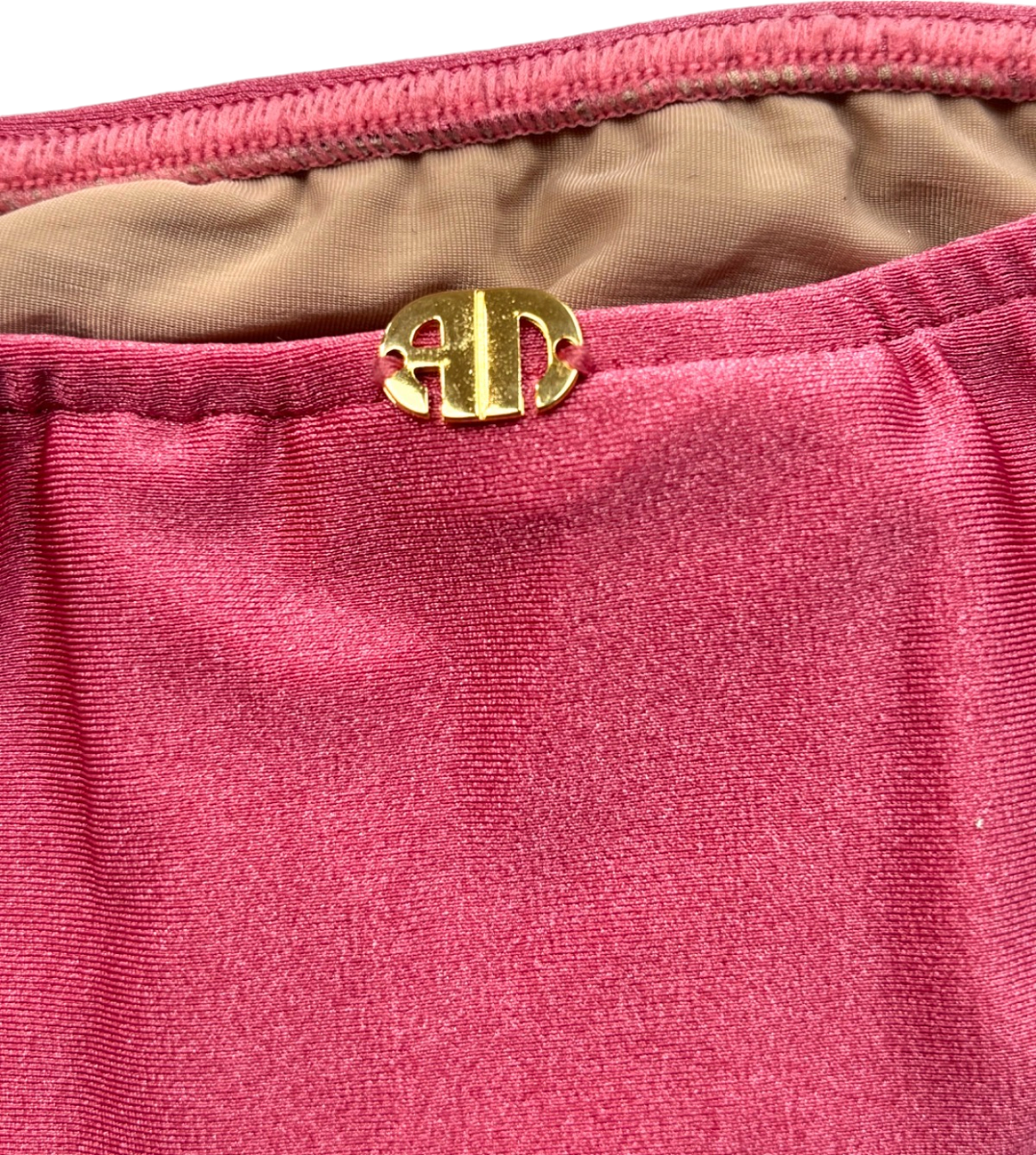 ADRIANA DEGREAS Solid Flower Power Cut-Out Choker Bikini Set UK S