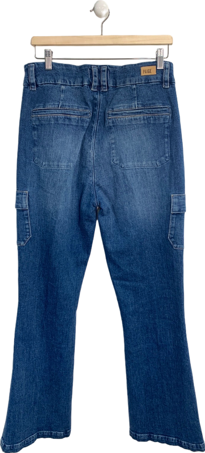 Paige Blue Concerto Cargo Pocket Vintage Jeans UK 31