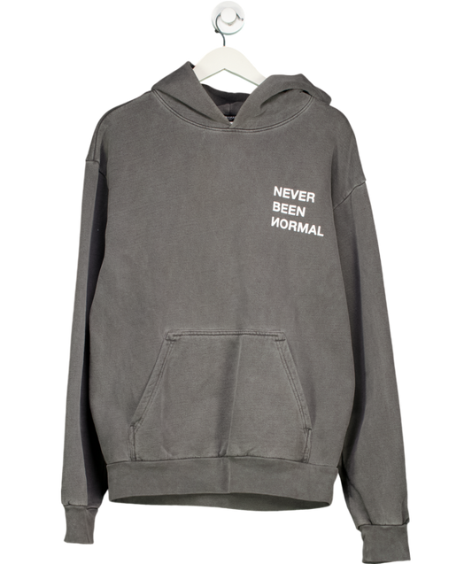 Bananas monkey Grey Never Been Normal Hoodie UK M