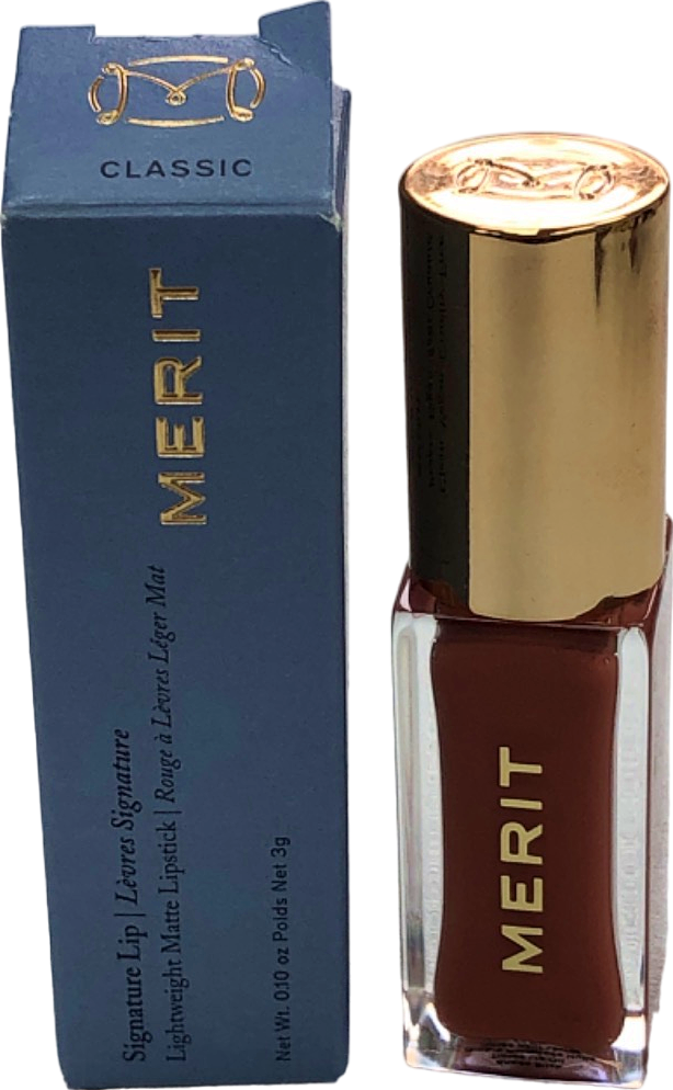 Merit Signature Lip Lightweight Matte Lipstick Au Naturel 3g