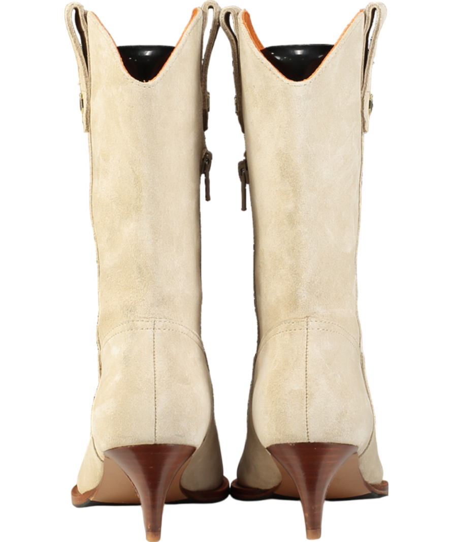 Fairfax & Favor Beige Georgia Boots UK 5 EU 38 👠
