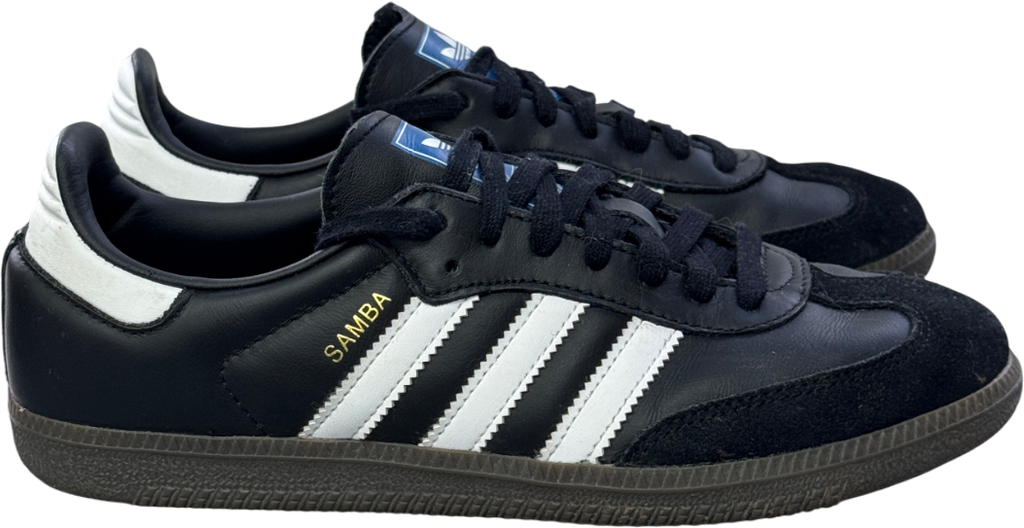 adidas Originals Samba Trainers - Core Black / Cloud White / Gum5 UK 7 EU 40 👠