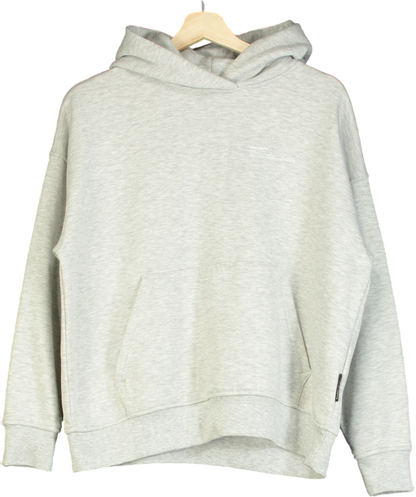 Sister.Stories Grey Printed Cosy Oversized Hoodie UK XS