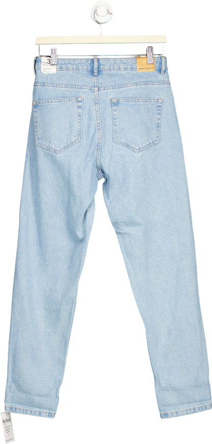 Zara Light Blue Classic Mom Fit Ankle Length Jeans EUR 36 UK 8