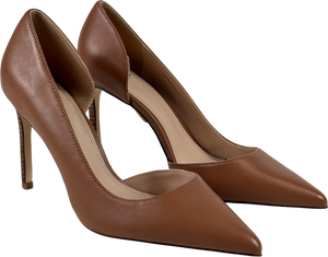 DUNE Tan Brown Stiletto Heel Court Shoes UK 6 EU 39