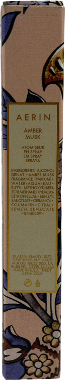AERIN Amber Musk Eau De Parfum Amber Musk 7ml