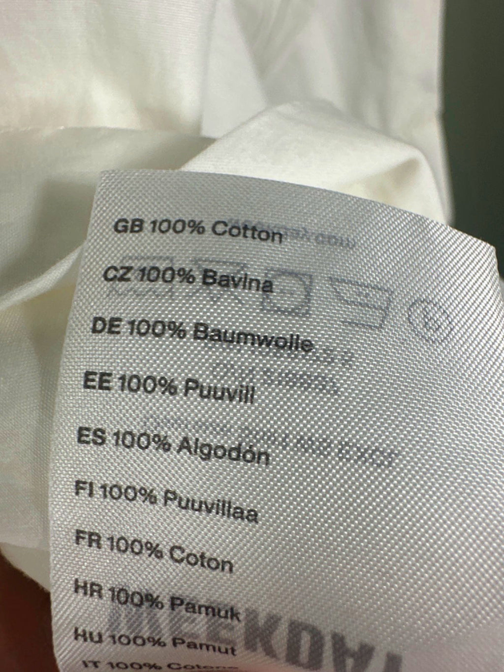 Weekday White Oversize Shirt WS EXCL UK S