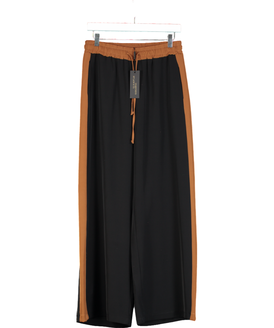 LAW & CO Tempest Trousers - Black With Tan Stripe Uk 14-16 UK L