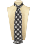 Tom Ford Black Black/silver 100% Silk Neck Tie