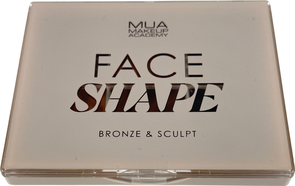 MUA Face Shape Palette, Bronze & Sculpt, 6 Cream Shades | Cream Contour & Bronzer Palette, Buildable & Blendable Formula With Vitamin E For Face, Eyes & Cheeks, Vegan & Cruelty Free 18g