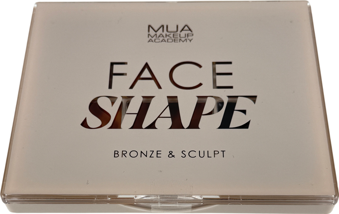 MUA Face Shape Palette, Bronze & Sculpt, 6 Cream Shades | Cream Contour & Bronzer Palette, Buildable & Blendable Formula With Vitamin E For Face, Eyes & Cheeks, Vegan & Cruelty Free 18g