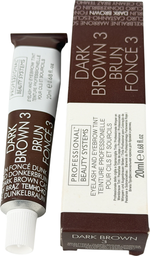 PROFESSIONAL BEAUTY SYSTEMS Eyelash And Eyebrow Tint - Dark Brown 20ml