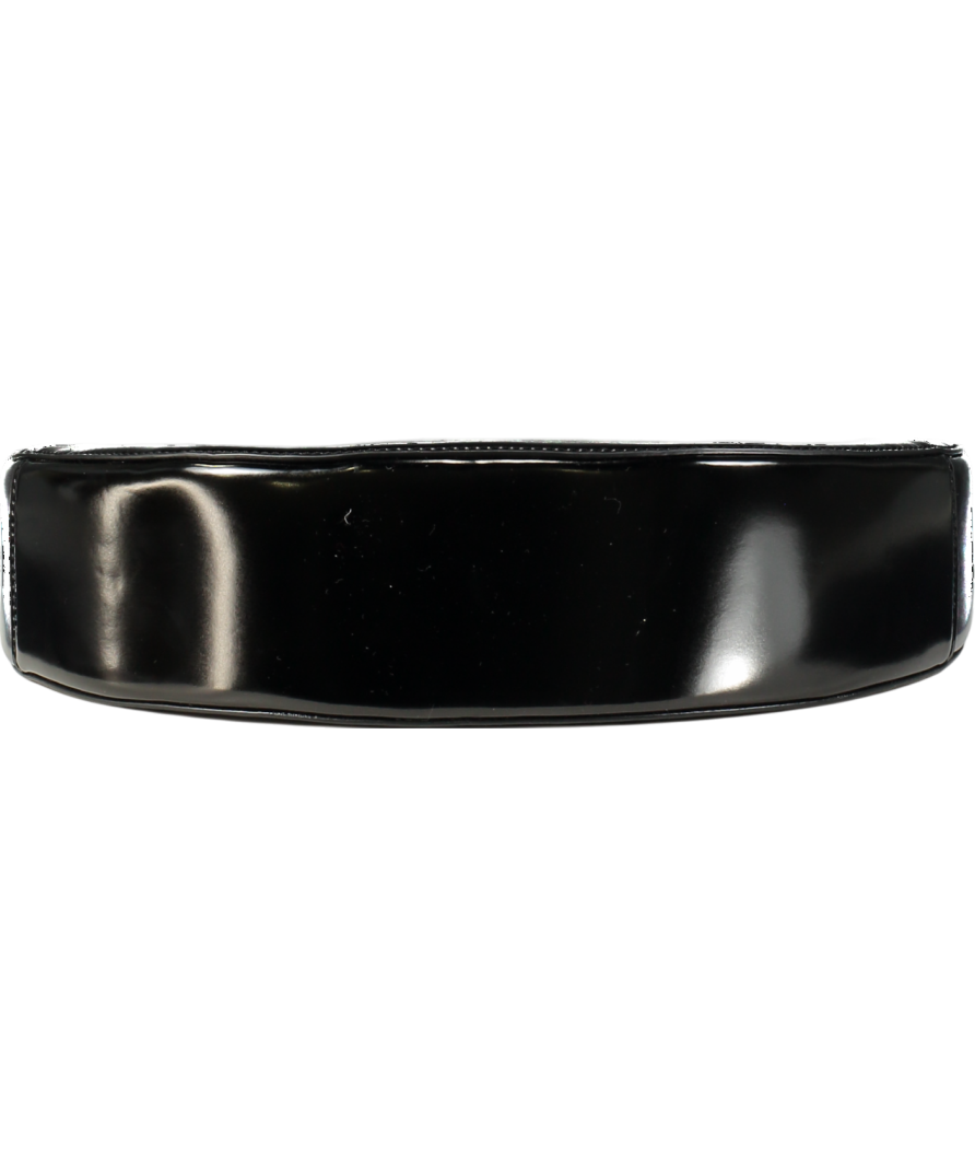 Staud Black Good Night Moon Logo-debossed Bag