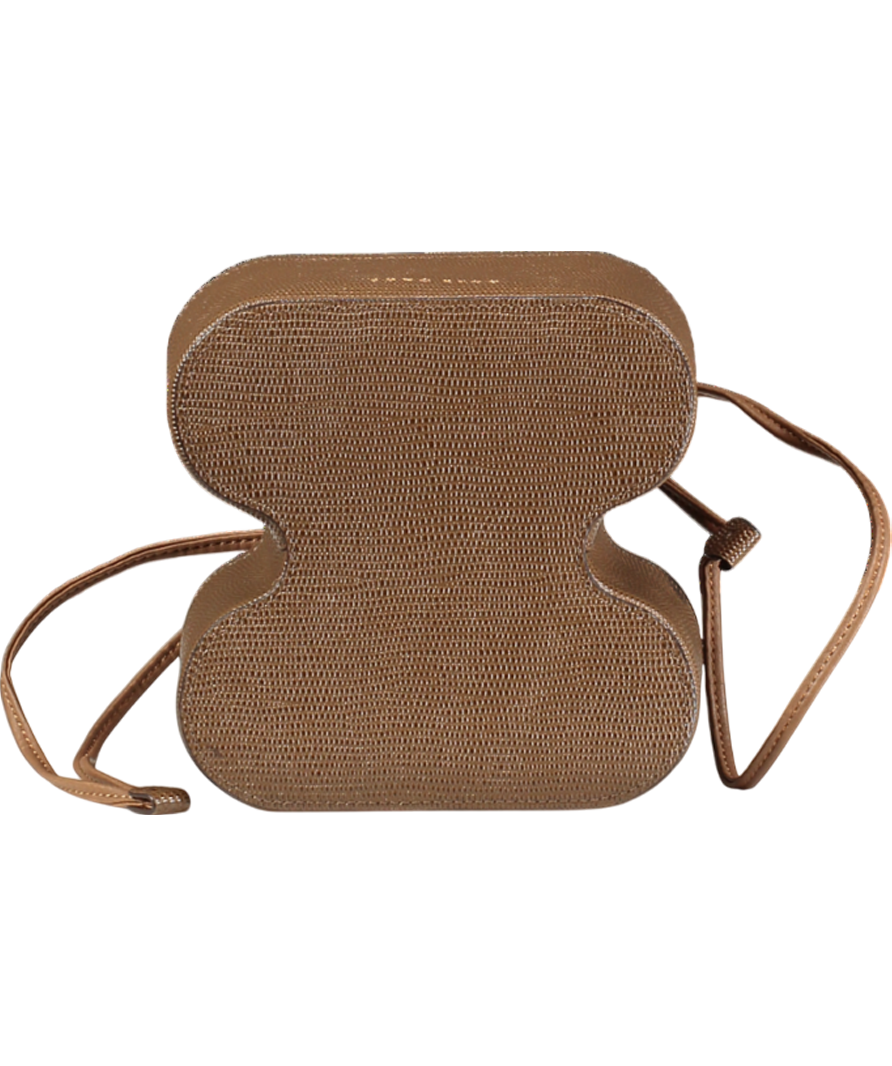 Song Ryoo Brown Curvy Top Handle Bucket Bag